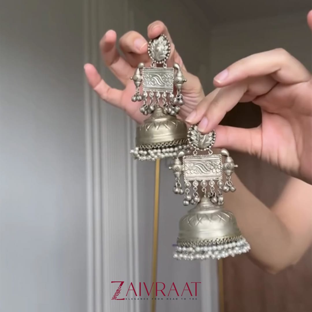 Traditional Oxidized Jhumka