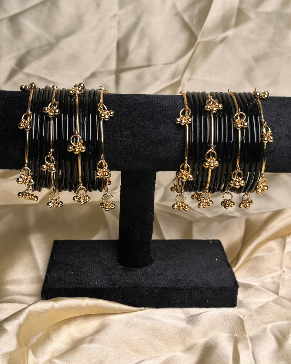 Kashmiri Bangles (Black)