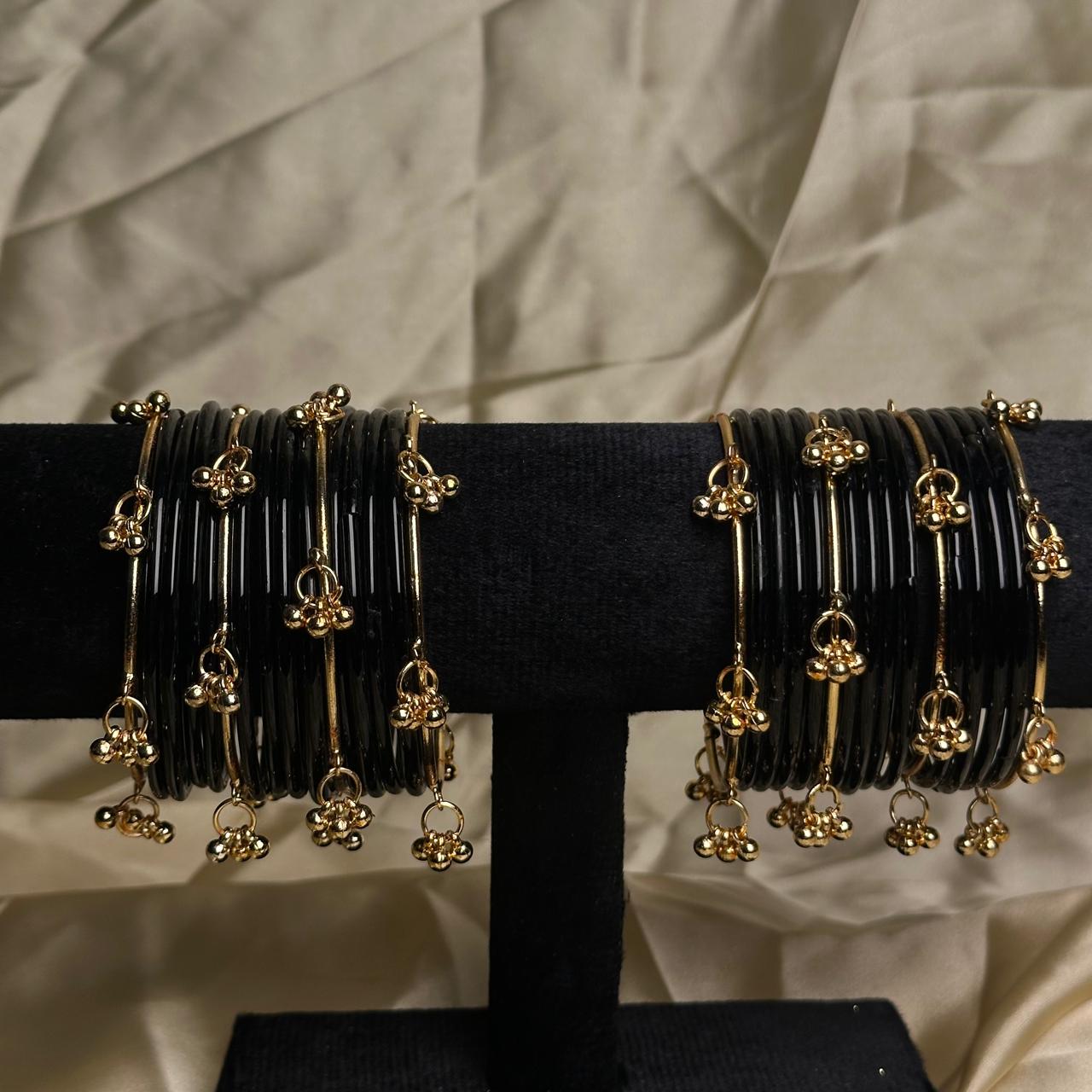 Kashmiri Bangles (Black)