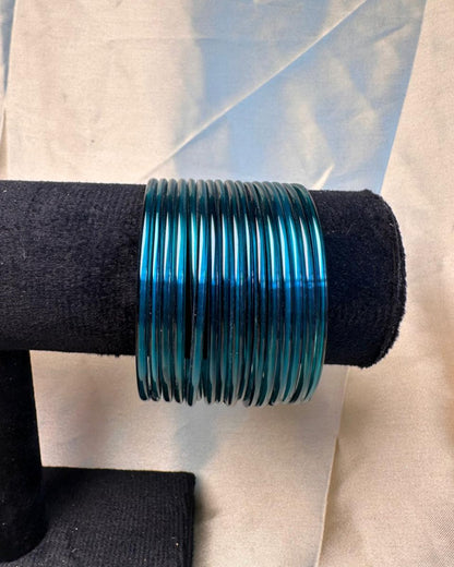 Zinc Glass Bangles