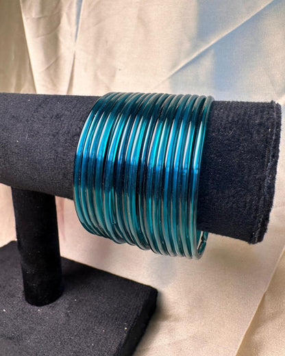 Zinc Glass Bangles