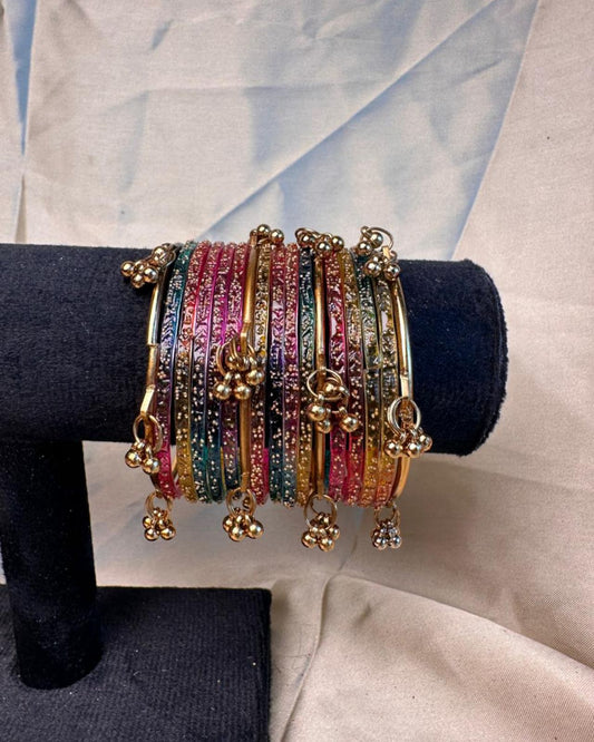 Kashmiri Bangles (Multi - Copper)
