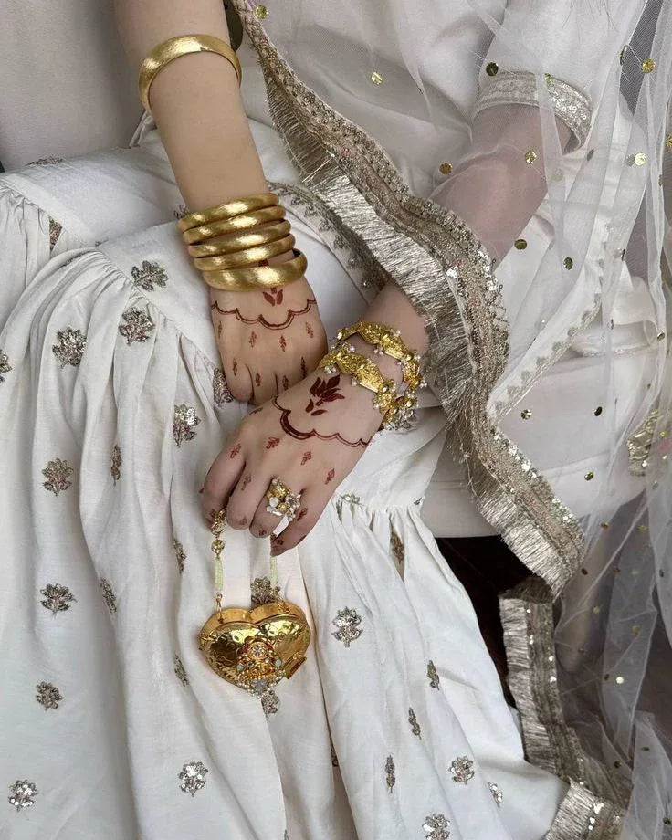 Ayra Inspired Gold Bangles - Zaivraat