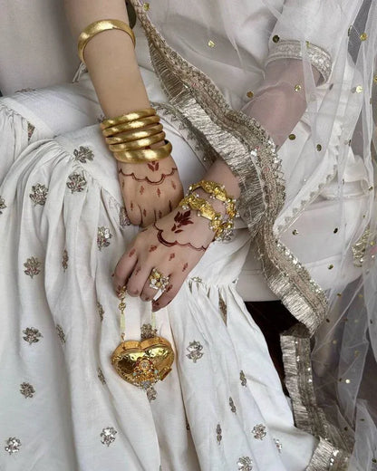 Ayra Inspired Gold Bangles - Zaivraat