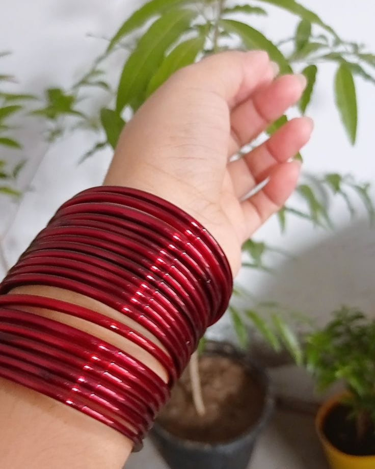 Sajal Ali Inspired Glass Bangles (Pack of 24)