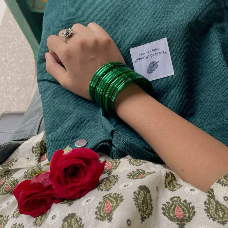 Yumna Zaidi Inspired Glass Bangles (Pack of 24)