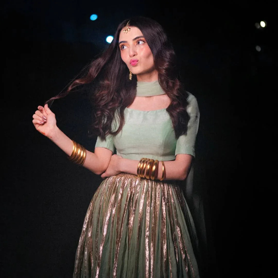 Ayra Inspired Gold Bangles - Zaivraat