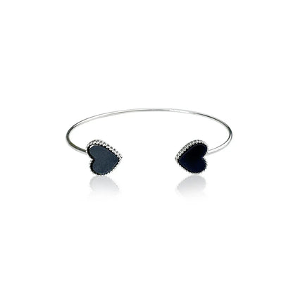 Silver Charm Cuff Bracelet - Zaivraat