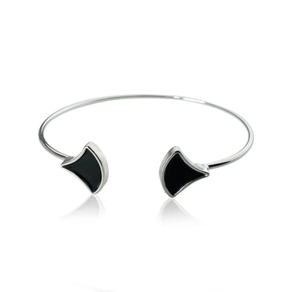 Silver Charm Cuff Bracelet - Zaivraat